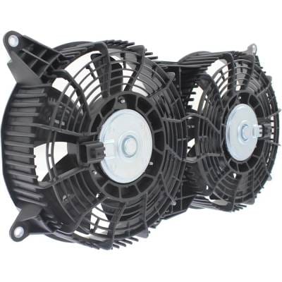 New A/C Condenser Cooling Fan Assembly Compatible With Cadillac Sts Base 8 Cyl 4.6L Sts Platinum 8 thumbnail 6