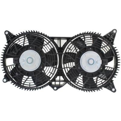 New A/C Condenser Cooling Fan Assembly Compatible With Cadillac Srx Base 6 Cyl 3.6L Srx Base 8 Cyl thumbnail 2