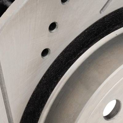New Cross-Drilled And Slotted Brake Disc Compatible With Ford Mustang Ecoboost 4 Cyl 2.3L Mustang thumbnail 8
