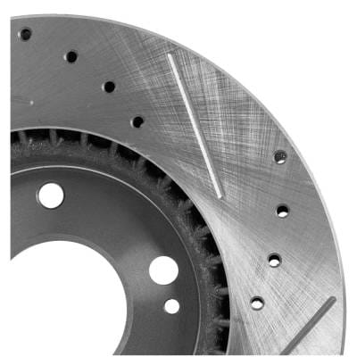New Cross-Drilled And Slotted Brake Disc Compatible With Hyundai Elantra Se 4 Cyl 2.0L Elantra Gls 4 thumbnail 14