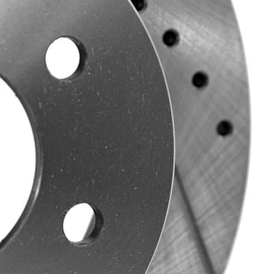 New Cross-Drilled Brake Disc Compatible With Buick Chevrolet Gmc Traverse Ls 6 Cyl 3.6L Enclave thumbnail 12