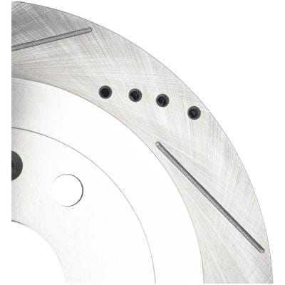 New Cross-Drilled Brake Disc Compatible With Buick Chevrolet Gmc Acadia Denali 6 Cyl 3.6L Traverse thumbnail 14