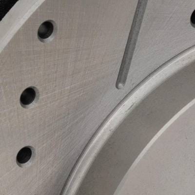 New Cross-Drilled And Slotted Brake Disc Compatible With Ford Mustang Gts 8 Cyl 5.0L Mustang Gt 8 thumbnail 8