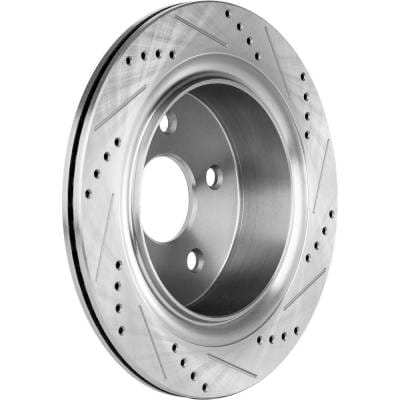 New Cross-Drilled And Slotted Brake Disc Compatible With Ford Mustang Gt 8 Cyl 5.0L Mustang Boss 302 thumbnail 10