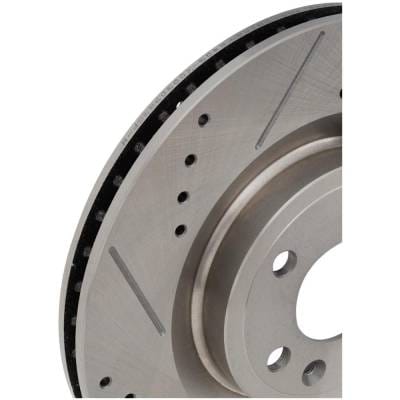 New Cross-Drilled And Slotted Brake Disc Compatible With Ford Mustang Gt 8 Cyl 5.0L Mustang Base 6 thumbnail 8
