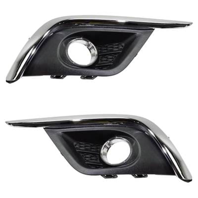 New Front Left And Front Right Fog Light Cover Compatible With Buick Envision Base Envision