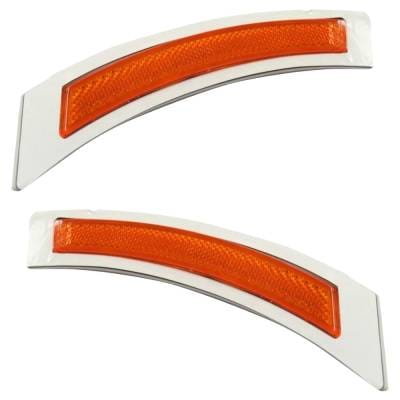 New Front Left And Front Right Bumper Reflector Compatible With Bmw 550I Base 528Xi Base 2006-2010 thumbnail 4