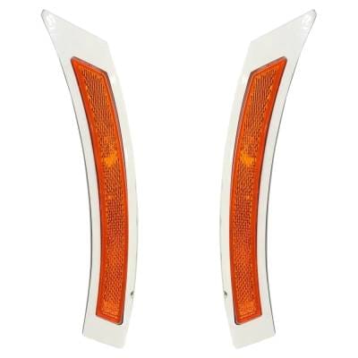 New Front Left And Front Right Bumper Reflector Compatible With Bmw 550I Base 528I Base 2006-2010 By thumbnail 2