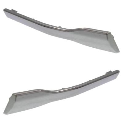New Pair Of Grille Trim Compatible With Honda Pilot Ex 6 Cyl 3.5L Pilot Lx 6 Cyl 3.5L 2012-2015 By thumbnail 4