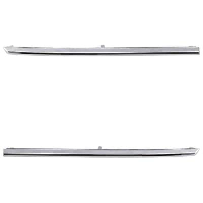 New Left Upper And Right Upper Grille Trim Compatible With Honda Accord Ex-L 6 Cyl 3.5L Accord Lx 4 thumbnail 2