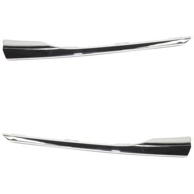 New Pair Of Grille Trim Compatible With Hyundai Elantra Blue 4 Cyl 2.0L Elantra Gls 4 Cyl 2.0L 2010 thumbnail 2