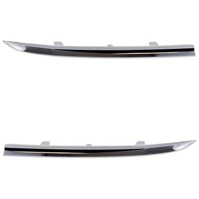 New Pair Of Grille Trim Compatible With Honda Cr-V Ex-L Cr-V Lx 2012-2014 By Ho1212108 Ho1213108 thumbnail 2