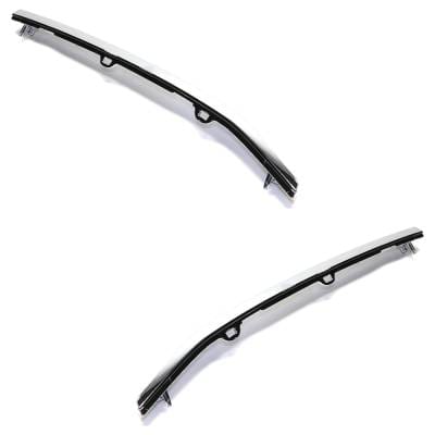 New Pair Of Grille Trim Compatible With Honda Pilot Touring 6 Cyl 3.5L Pilot Ex 6 Cyl 3.5L 2016-2018 thumbnail 4