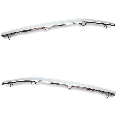 New Pair Of Grille Trim Compatible With Honda Pilot Ex 6 Cyl 3.5L Pilot Lx 6 Cyl 3.5L 2016-2018 By thumbnail 8