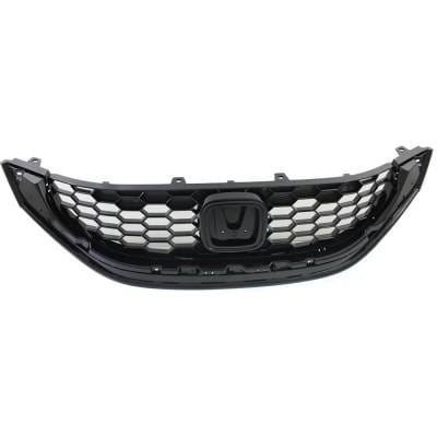 New Black Grille Assembly Compatible With Honda Civic Si 4 Cyl 2.4L Civic Ex 4 Cyl 1.8L Civic Ex-L 4 thumbnail 10