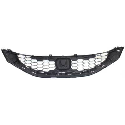 New Black Grille Assembly Compatible With Honda Civic Si 4 Cyl 2.4L Civic Ex-L 4 Cyl 1.8L Civic Ex 4 thumbnail 8