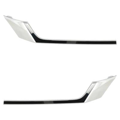 New Left Upper And Right Upper Grille Trim Compatible With Honda Cr-V Ex-L Cr-V Se 2010-2011 By thumbnail 2