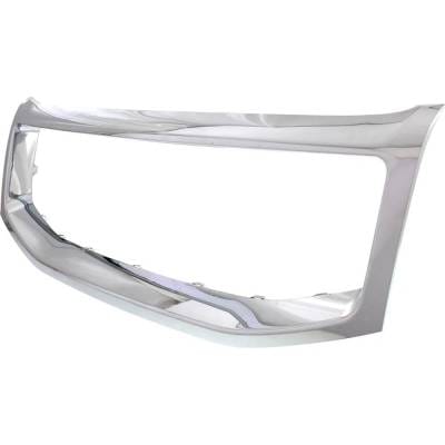 New Chrome Grille Trim Compatible With Honda Pilot Se 6 Cyl 3.5L Pilot Ex 6 Cyl 3.5L Pilot Touring 6 thumbnail 4