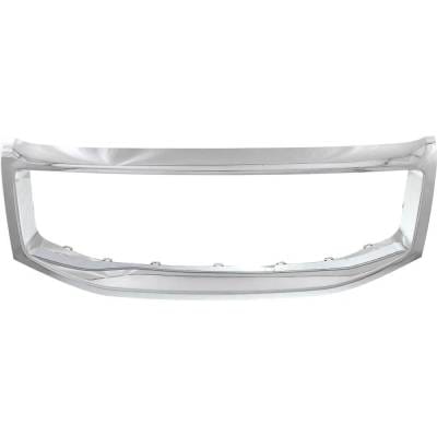 New Chrome Grille Trim Compatible With Honda Pilot Lx 6 Cyl 3.5L Pilot Touring 6 Cyl 3.5L Pilot Ex-L thumbnail 2