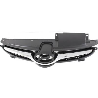New Black Grille Assembly Compatible With Hyundai Elantra Gl 4 Cyl 1.8L Elantra L 4 Cyl 1.8L Elantra thumbnail 8