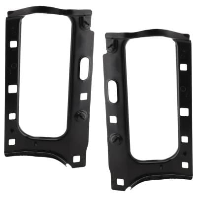 New Pair Of Headlight Bracket Compatible With Chevrolet Gmc Sierra 1500 Denali 8 Cyl 6.2L Silverado thumbnail 2