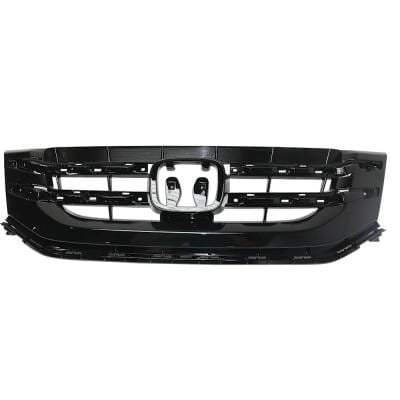 New Black Grille Assembly Compatible With Honda Odyssey Ex-L 6 Cyl 3.5L Odyssey Touring 6 Cyl 3.5L thumbnail 2