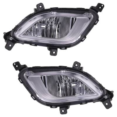 New Front Left And Front Right Fog Light Compatible With Kia Forte S Forte Lx 2017-2018 By Ki2592156 thumbnail 6