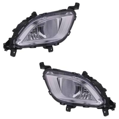 New Front Left And Front Right Fog Light Compatible With Kia Forte Lx Forte S 2017-2018 By Ki2593156 thumbnail 4