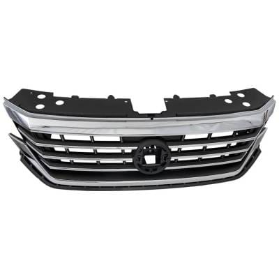 New Chrome Grille Assembly Compatible With Volkswagen Passat Comfortline 4 Cyl 2.0L 2020 Production thumbnail 2
