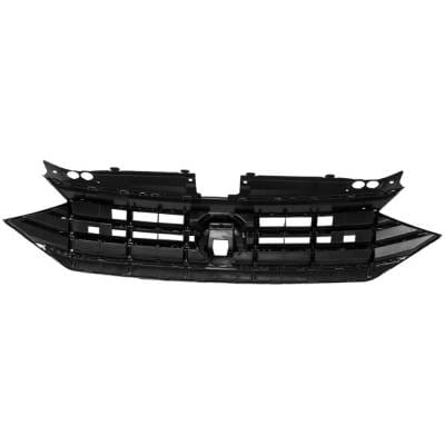 New Black Grille Assembly Compatible With Volkswagen Jetta S 4 Cyl 1.4L 2019 Production Date Up From thumbnail 8