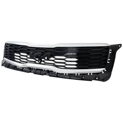 Chrome Insert Grille Assembly Compatible With Kia Telluride Sx 6 Cyl 3.8L 2022 By Ki1200232 thumbnail 6