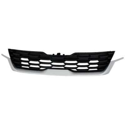 Abs Plastic Grille Assembly Compatible With Kia Seltos Lx 4 Cyl 2.0L 2021-2023 By Ki1200235 thumbnail 2