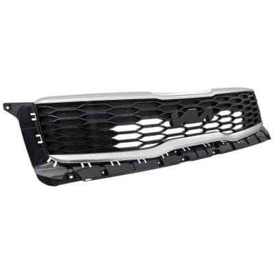 New Chrome Insert Grille Assembly Compatible With Kia Telluride Lx 6 Cyl 3.8L Telluride Ex 6 Cyl thumbnail 4