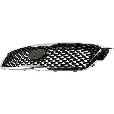 New Chrome Shell Grille Assembly Compatible With Kia Sorento Sx 6 Cyl 3.3L Sorento Sx Limited 6 Cyl thumbnail 6