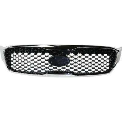 New Chrome Shell Grille Assembly Compatible With Kia Sorento Sx 4 Cyl 2.0L Sorento Sxl 6 Cyl 3.3L thumbnail 2