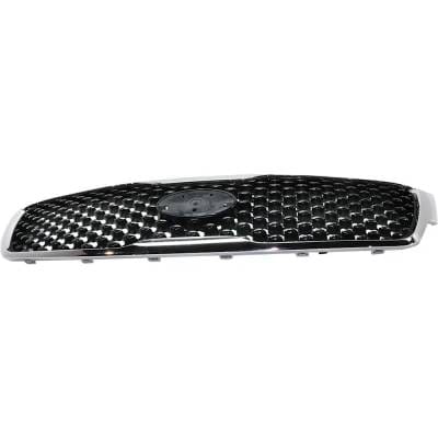 New Chrome Shell Grille Assembly Compatible With Kia Sorento Sxl 6 Cyl 3.3L Sorento Sx 6 Cyl 3.3L thumbnail 8