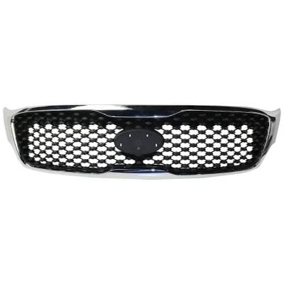 New Gray Grille Assembly Compatible With Kia Sorento L 4 Cyl 2.4L Sorento Lx 4 Cyl 2.0L Sorento Lx 4 thumbnail 2