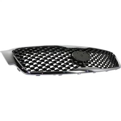 New Chrome Shell Grille Assembly Compatible With Kia Sorento Sxl 6 Cyl 3.3L Sorento Sx 4 Cyl 2.0L thumbnail 4