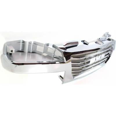 New Chrome/Horizontal Bar Grille Assembly Compatible With Gmc Canyon Z71 Sle 5 Cyl 3.5L Canyon Sl 5 thumbnail 6
