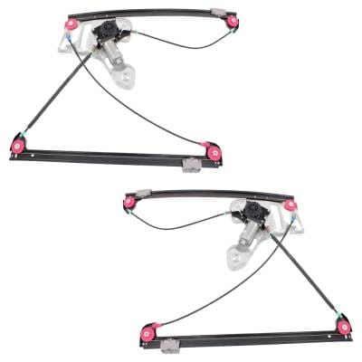New Front Left And Front Right Window Regulator Compatible With Land Rover Range Rover Supercharged thumbnail 2