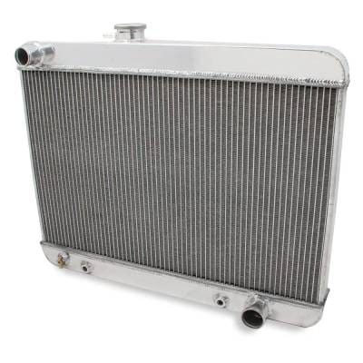 New Polished Aluminum Radiator Compatible With Pontiac Tempest Base 6 Cyl 3.8L Tempest Custom 8 Cyl thumbnail 2