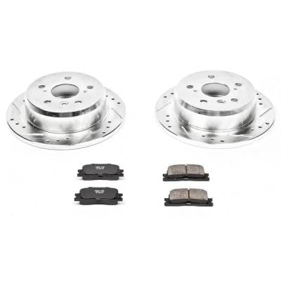 New Rear Brake Disc And Pad Kit Compatible With Lexus Toyota Camry Le 4 Cyl 2.4L Camry Se 4 Cyl 2.4L thumbnail 4