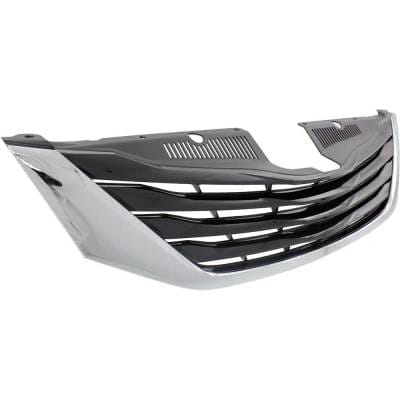 Chrome Shell Grille Assembly Compatible With Toyota Sienna Le 6 Cyl 3.5L 2015-2017 By To1200398 thumbnail 6