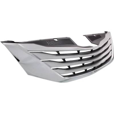 New Chrome Shell Grille Assembly Compatible With Toyota Sienna Xle 6 Cyl 3.5L Sienna Limited 6 Cyl thumbnail 6