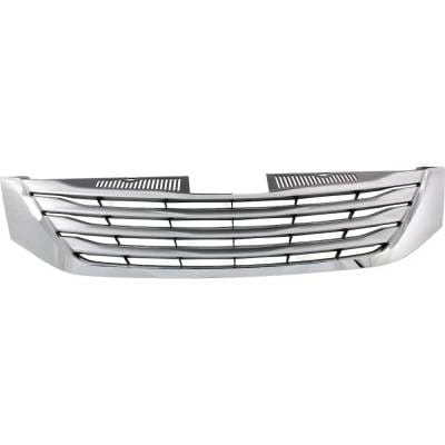 New Chrome Shell Grille Assembly Compatible With Toyota Sienna Limited 6 Cyl 3.5L Sienna Xle 6 Cyl thumbnail 2