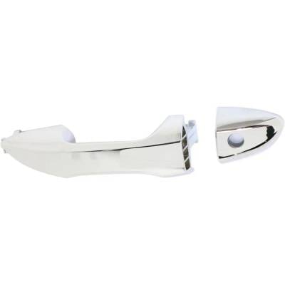 Front Left (Driver Side) Exterior Door Handle Compatible With 2014-2019 Toyota Corolla Chrome With thumbnail 8