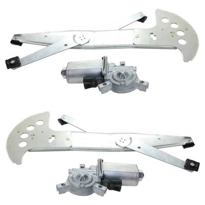 New Front Left And Front Right Window Regulator Compatible With Pontiac Saturn Trans Sport Base thumbnail 8