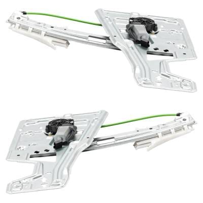 New Front Left And Front Right Window Regulator Compatible With Chevrolet Pontiac Suzuki Torrent Gxp thumbnail 2