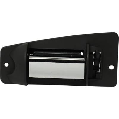 Front Driver Side Exterior Door Handle Compatible With 2001-2007 Gmc Sierra Chrome Lever With Black thumbnail 2