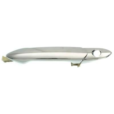 Front Driver Side Exterior Door Handle Compatible With 2016-2022 Chevrolet Spark Chrome With Key thumbnail 2